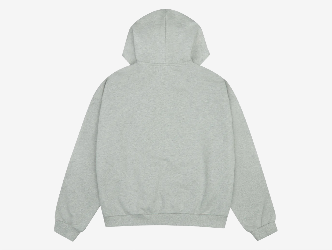 Broken Planet Zip-Up Hoodie Ash Grey