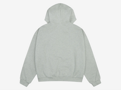 Broken Planet Zip-Up Hoodie Ash Grey