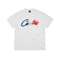 Corteiz Francais Allstarz Tee White