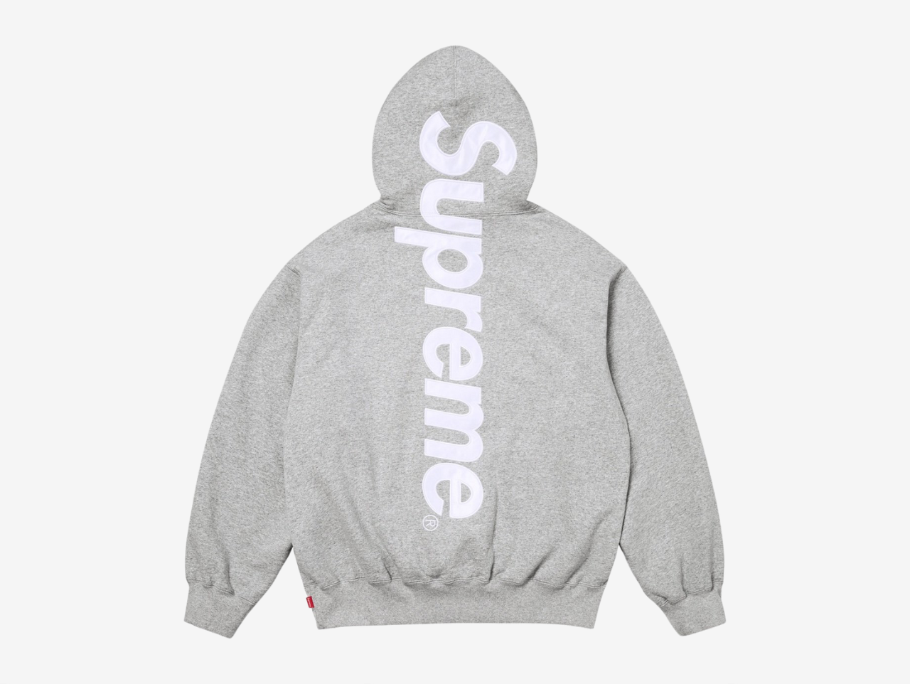 Supreme Appliqué Logo Hoodie Grey