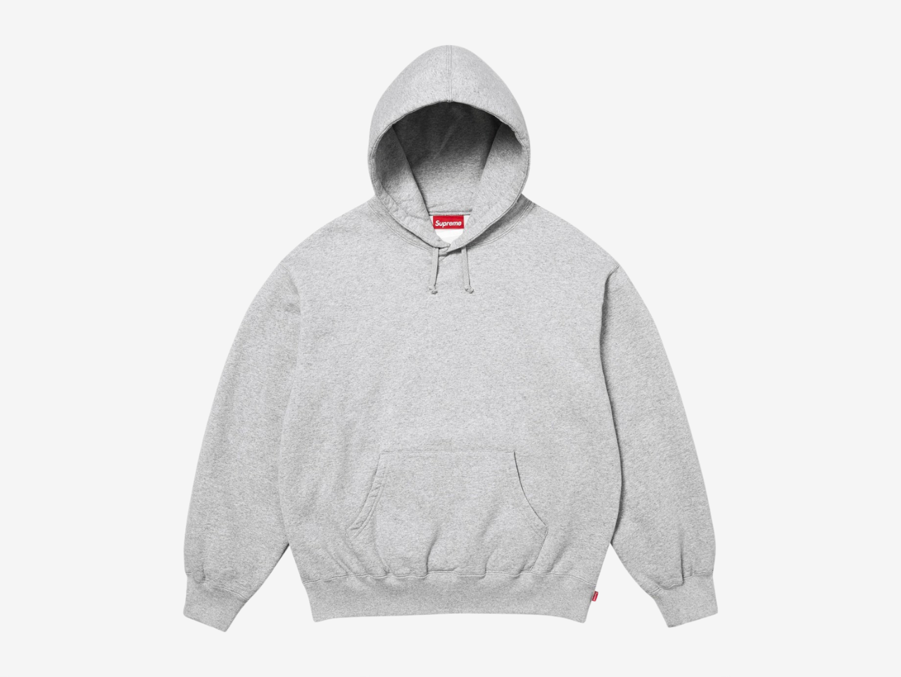 Supreme Appliqué Logo Hoodie Grey
