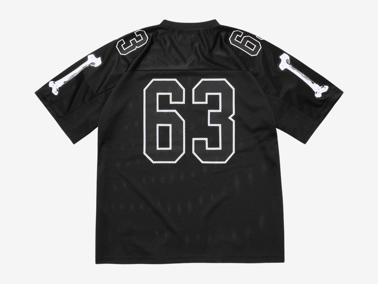 Supreme Bones Football Jersey Black