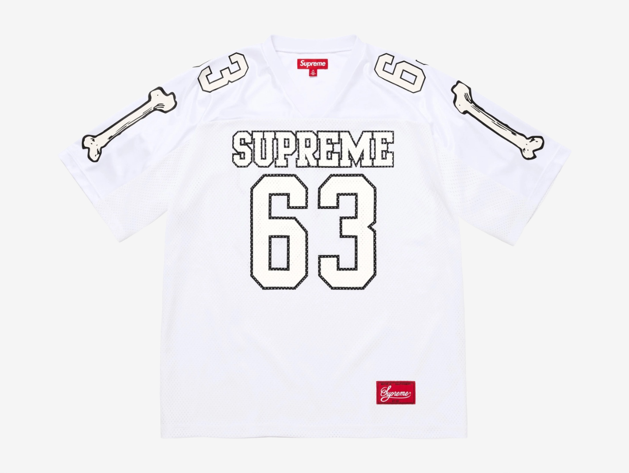 Supreme Bones Football Jersey White