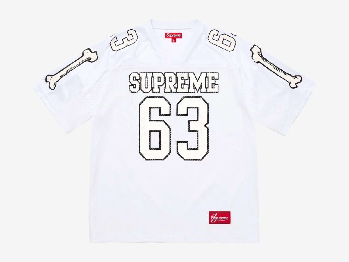 Supreme Bones Football Jersey White