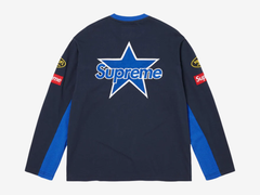 Supreme x Vanson Long Sleeve Top Navy